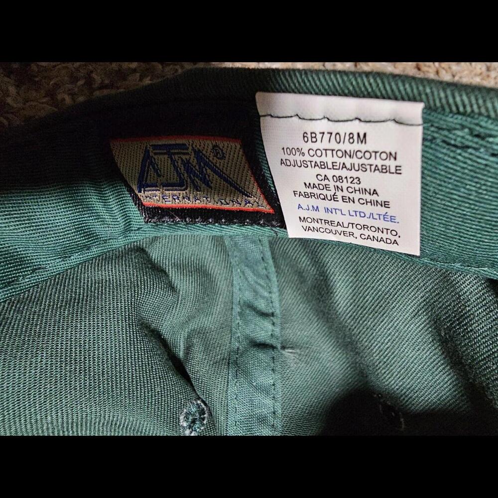 Queen's Mining Green Strapback Hat - image 8